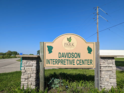 davison interpretive center sign